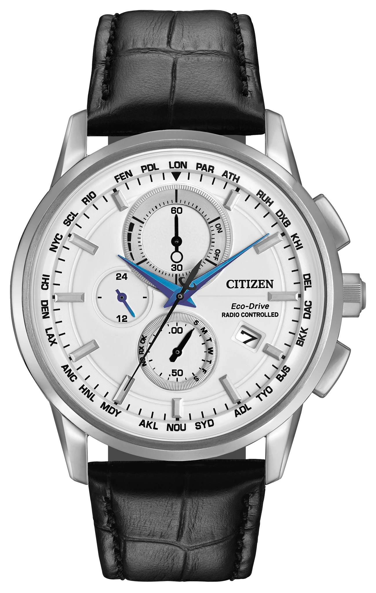 キレイな稼働品です☺︎CITIZEN WORLD TIME CHRONOGRAPH Citizen World Chrono A-T Limited Edition (AT8030-00E)
